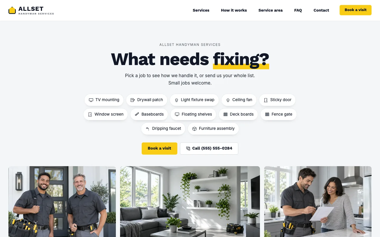 Allset: Home / job picker