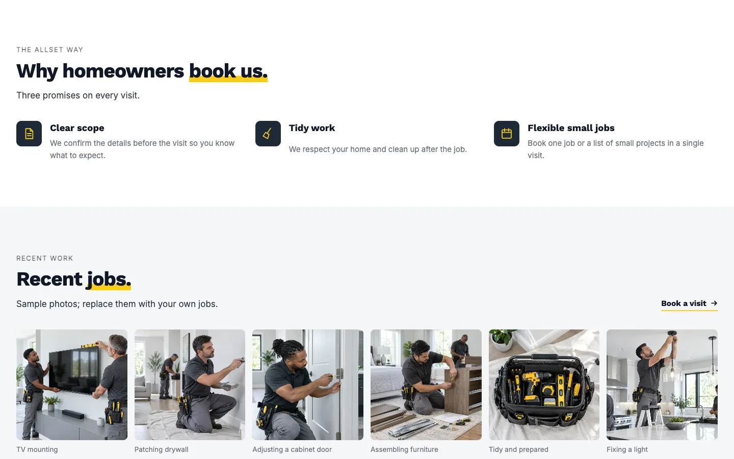 Allset: Why homeowners book us