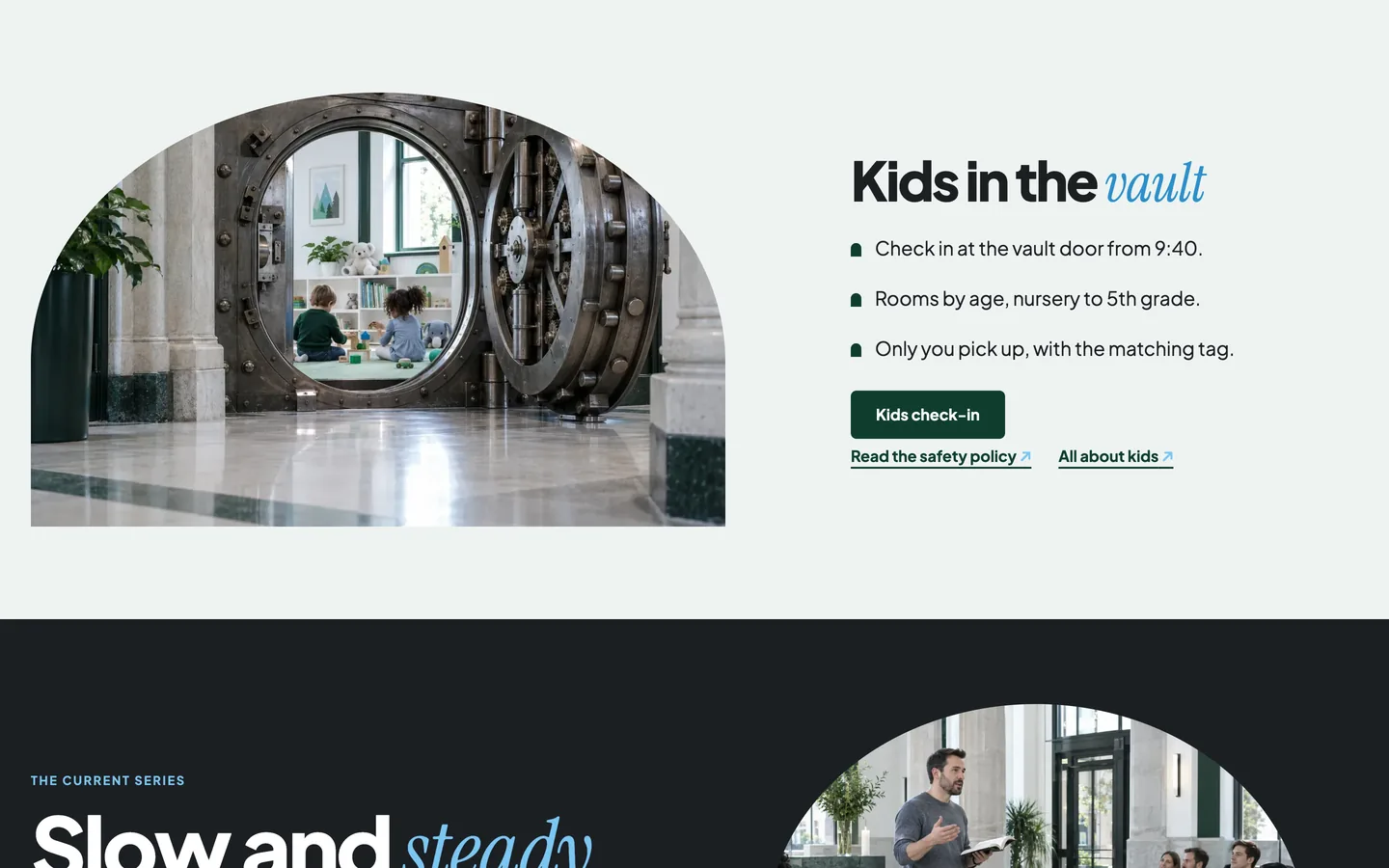 Archway: Kids in the vault