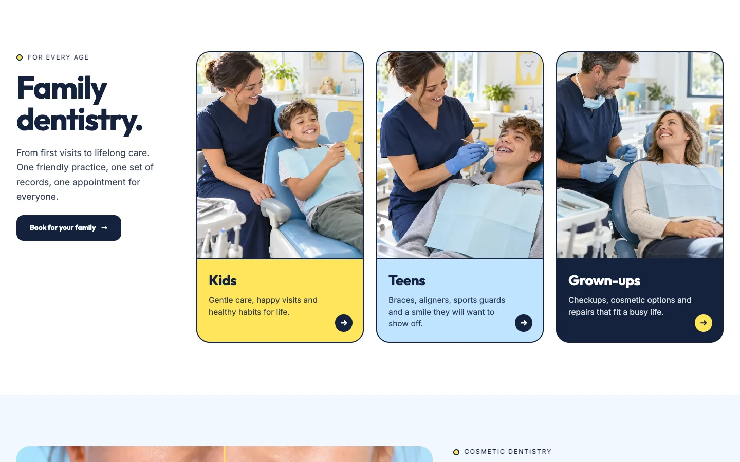 Beam: Family dentistry / every age