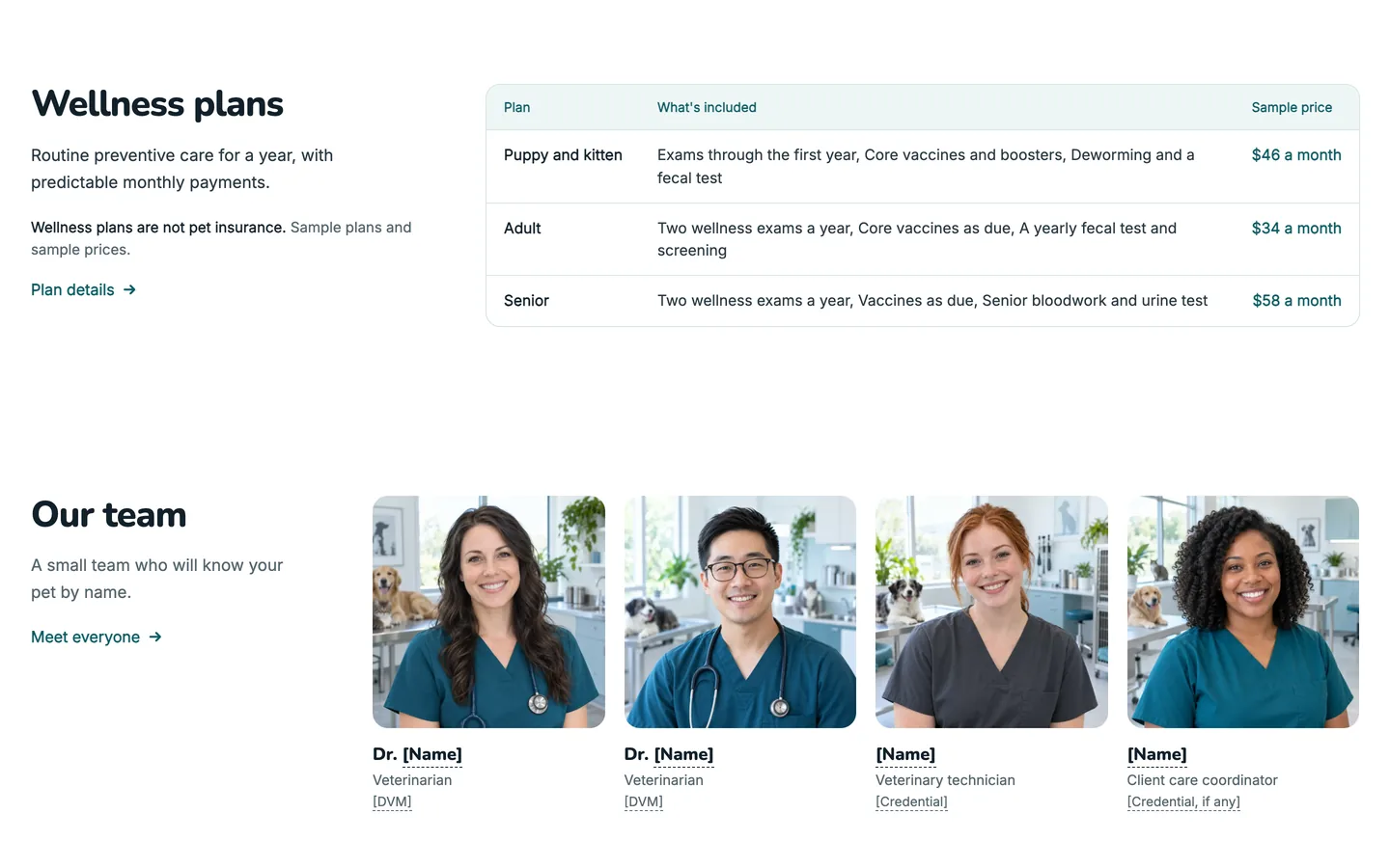 Bellwether: Wellness plans