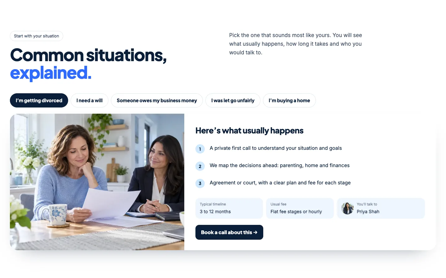 Brief: Common situations / switcher
