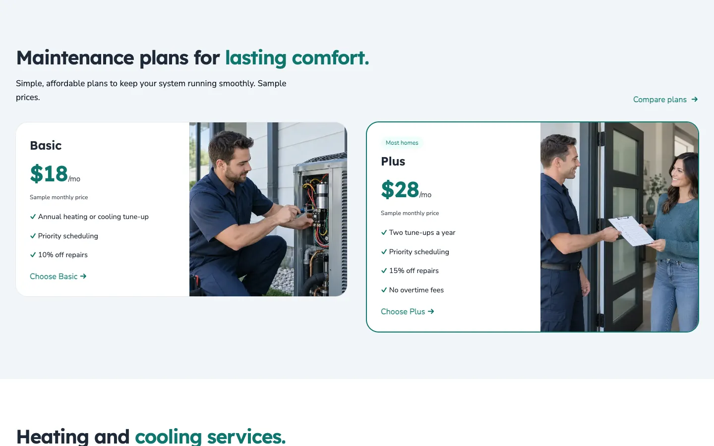 Brightdial: Maintenance plans