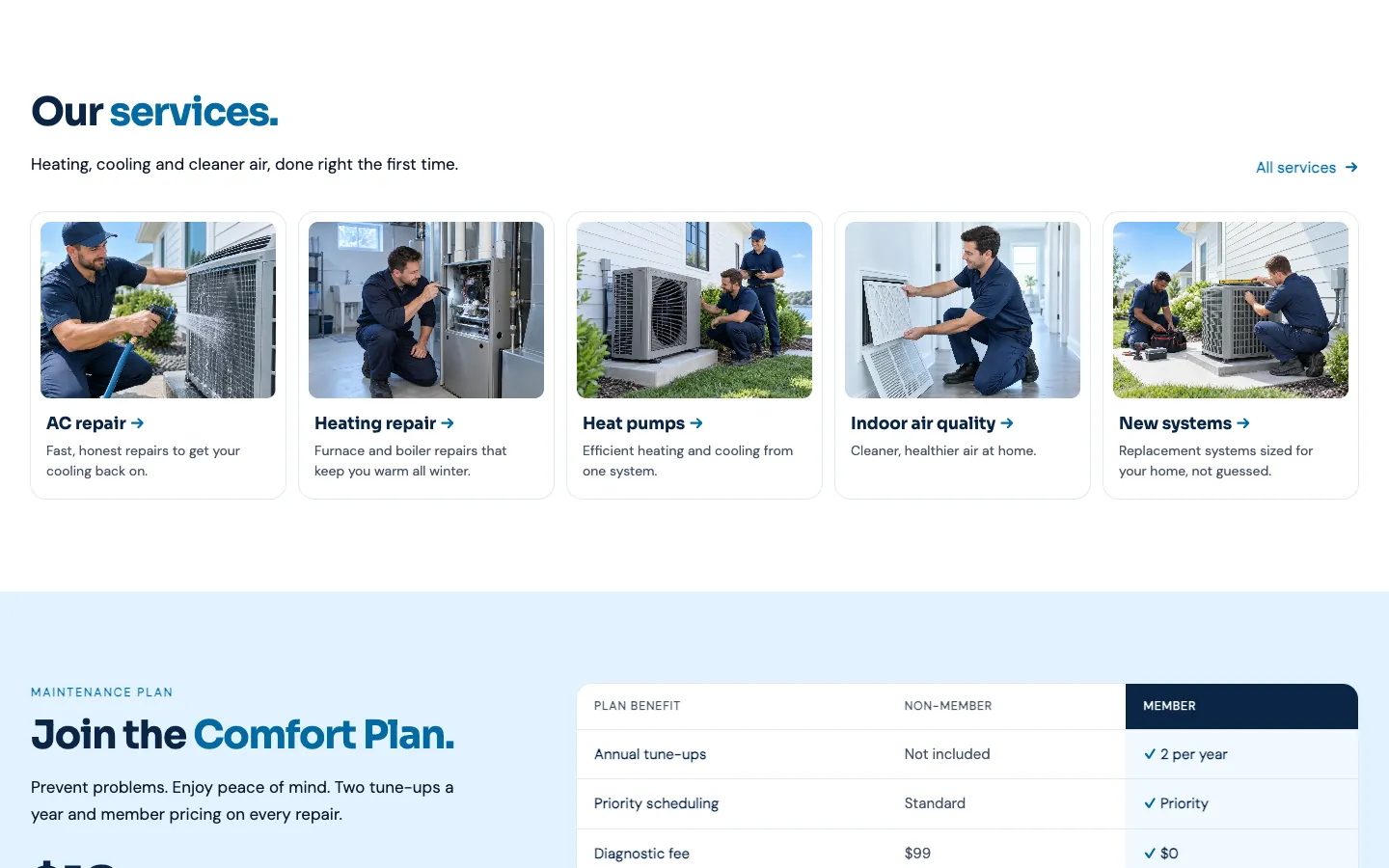 Clearair: Services