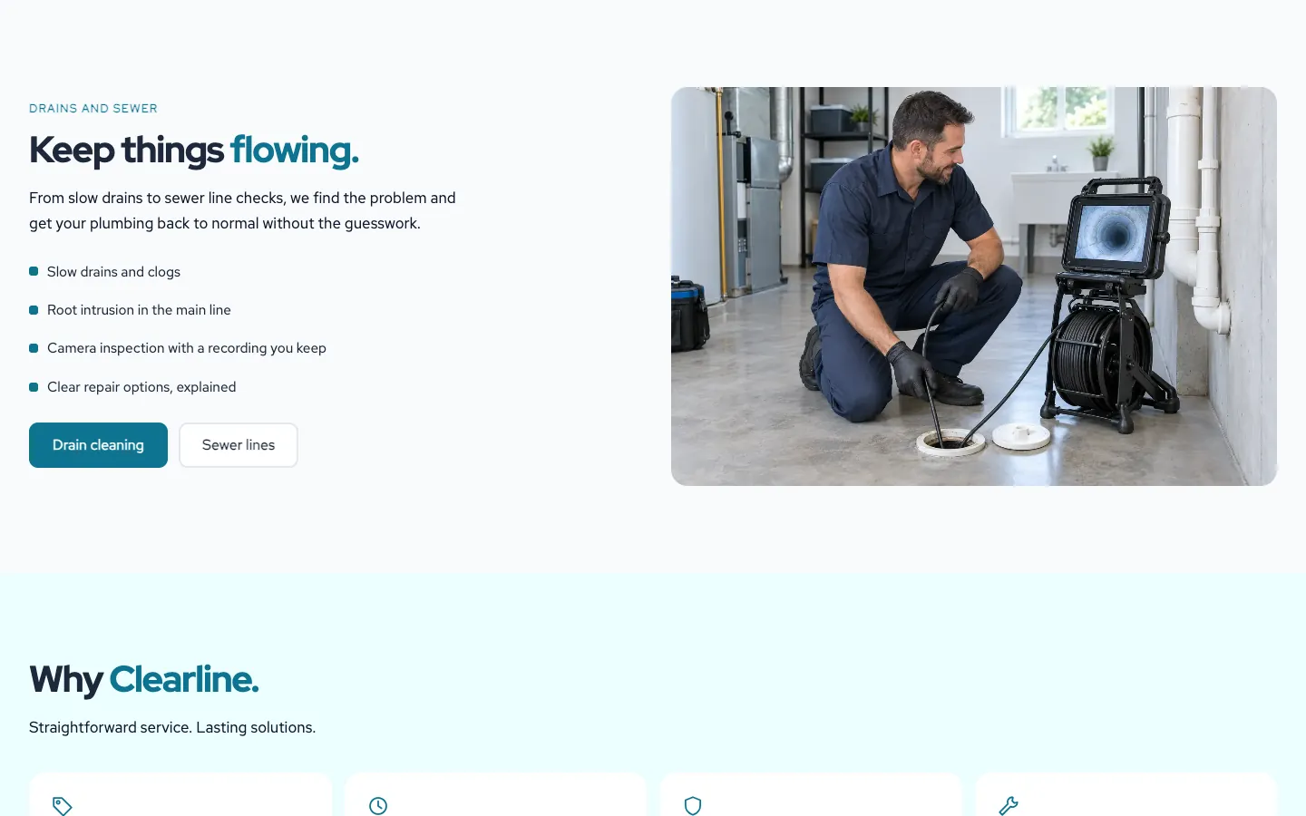 Clearline: Drains and sewer