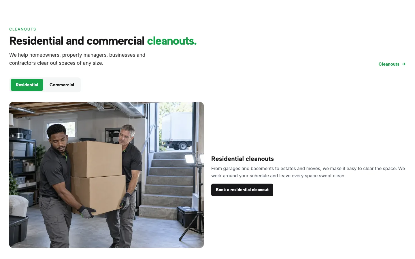 Clearout: Residential and commercial