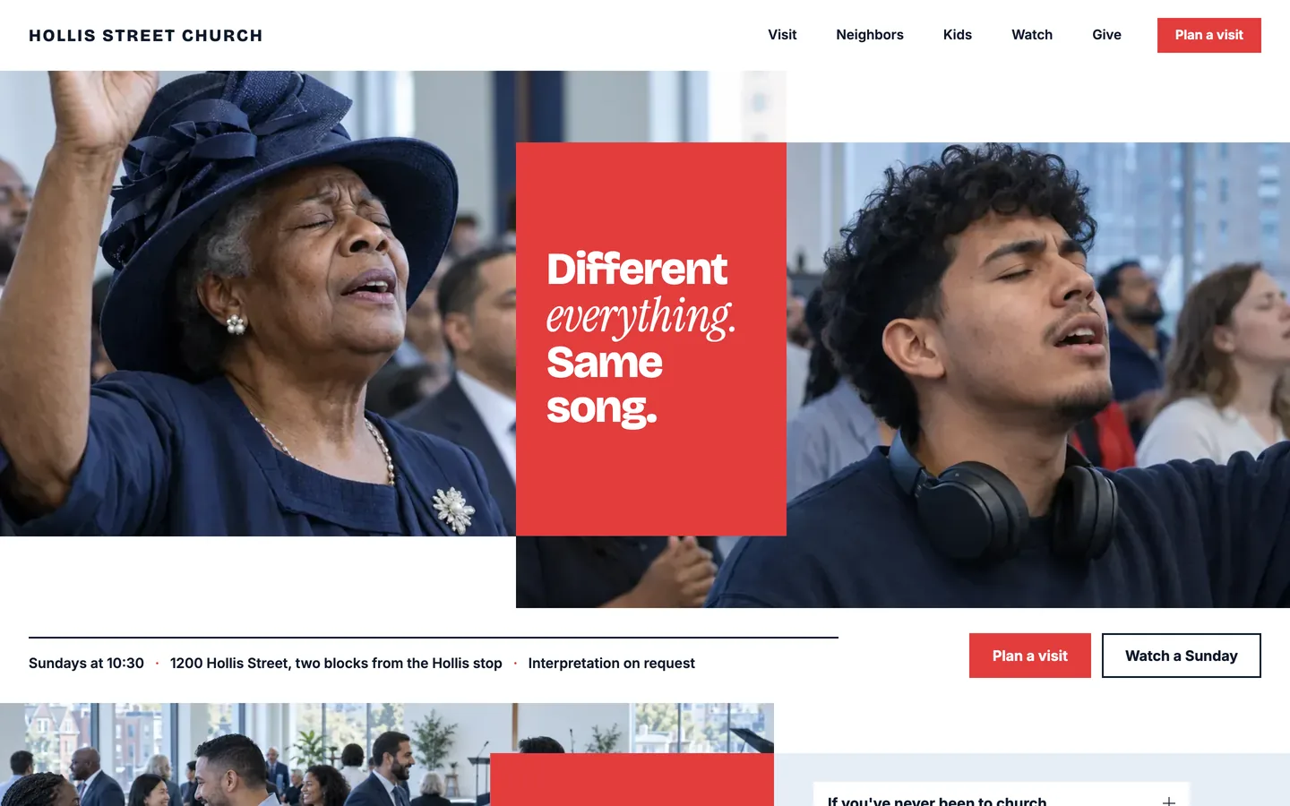 Confluence website template homepage