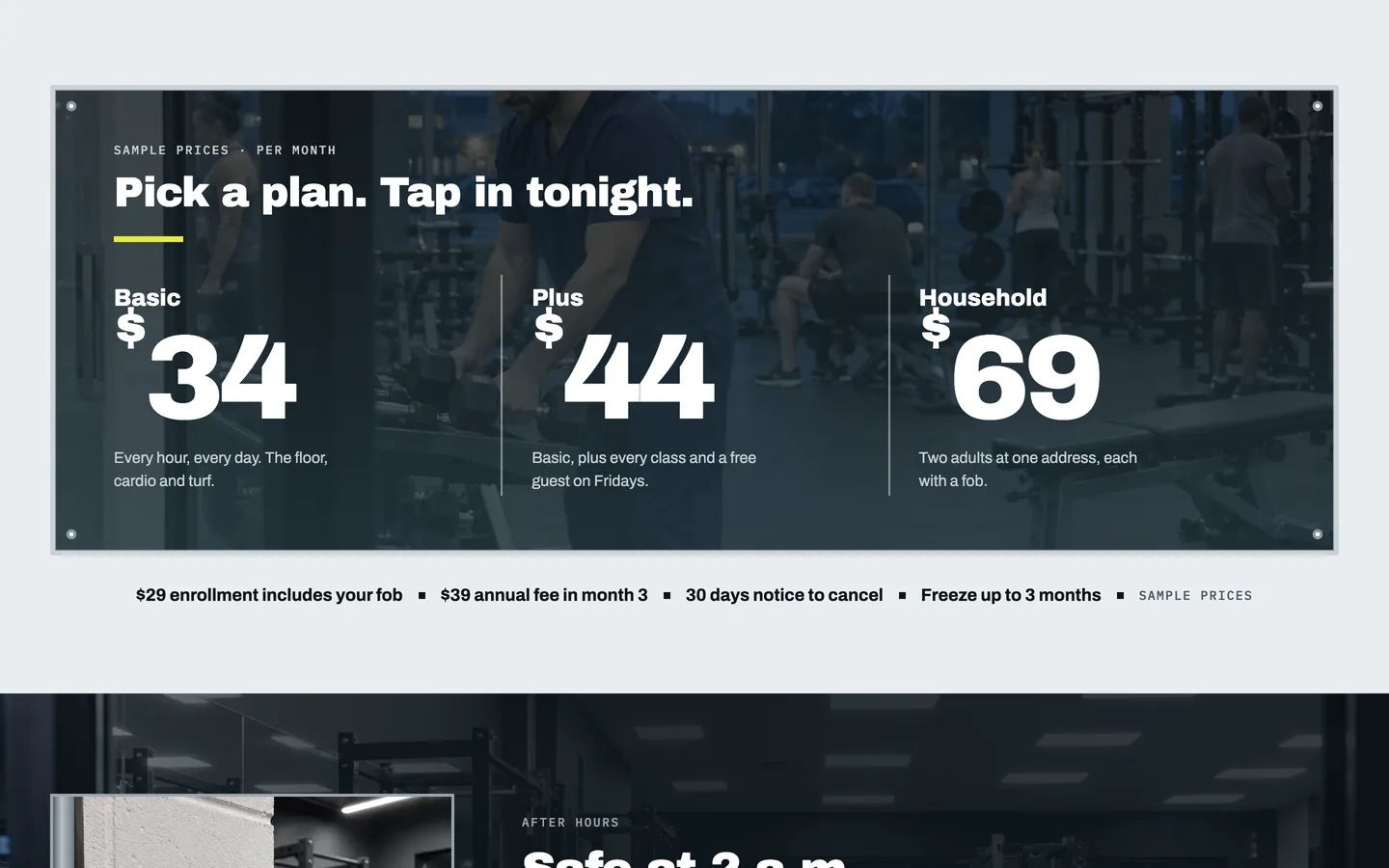 Decal: Pick a plan. Tap in tonight.