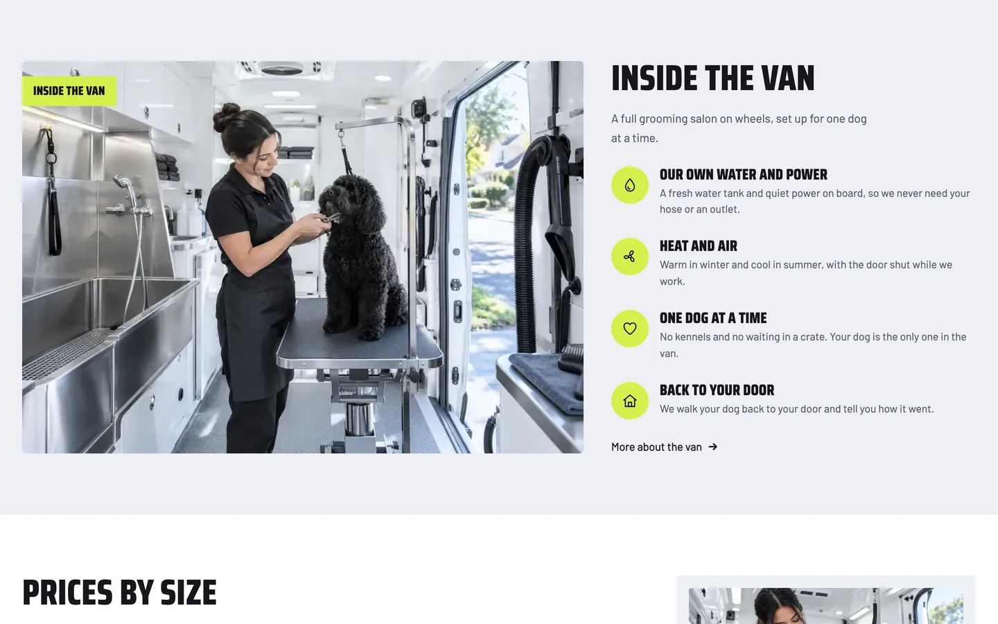 Fetch: Inside the van