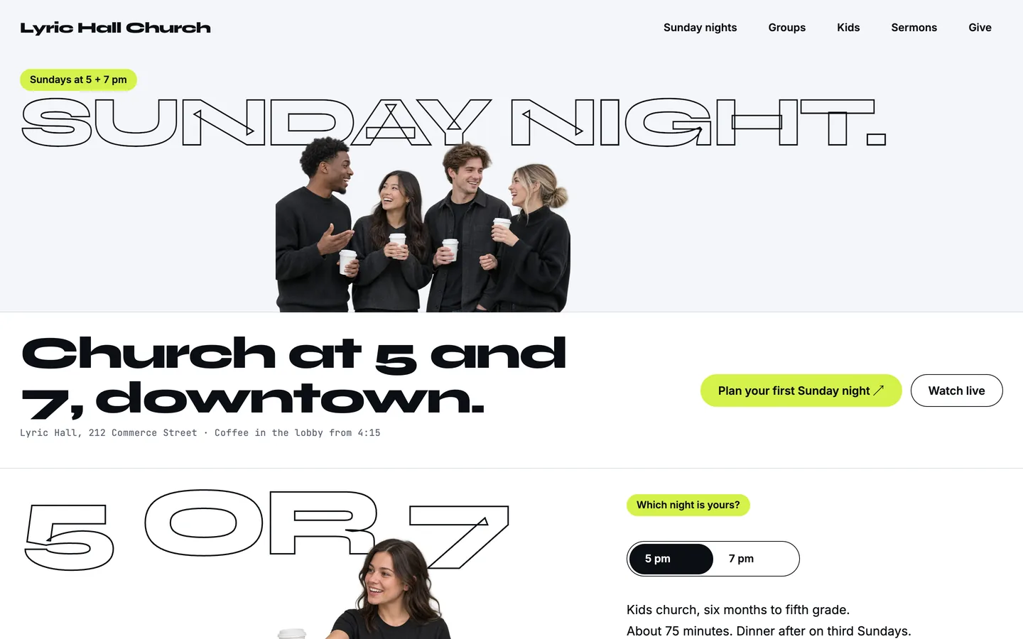 Figure website template homepage