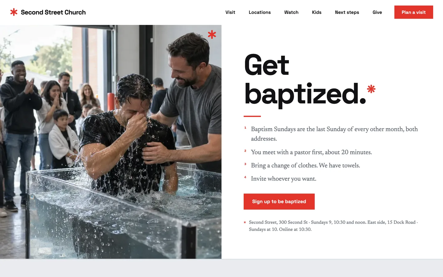 Footnote: Home / get baptized