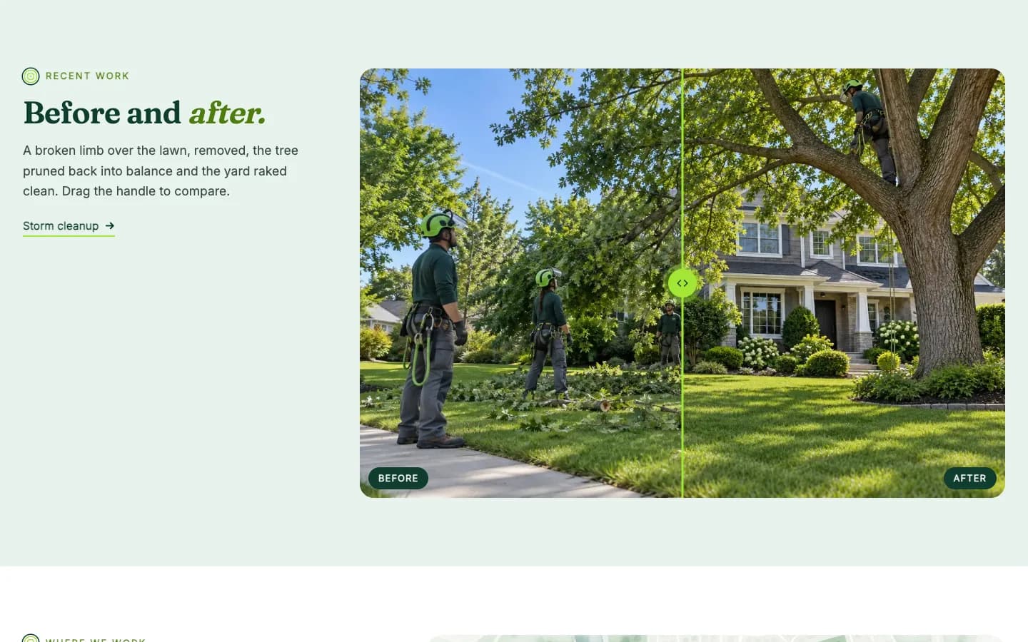 Heartwood: Before and after