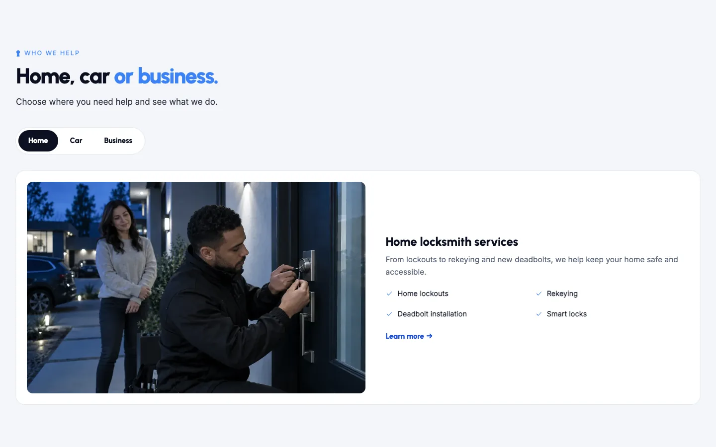 Keyhole: Home, car or business