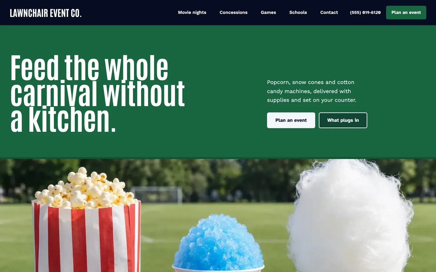 Lawnchair: Home / feed the whole carnival