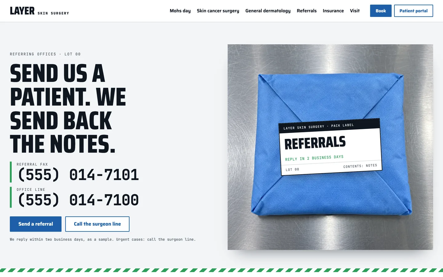 Layer: Home / for referring offices