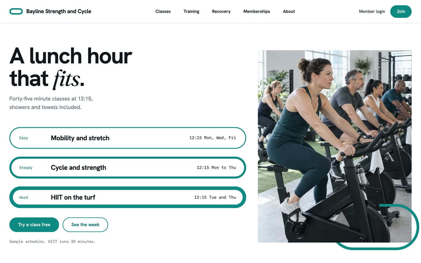 Loop: Home / a lunch hour that fits