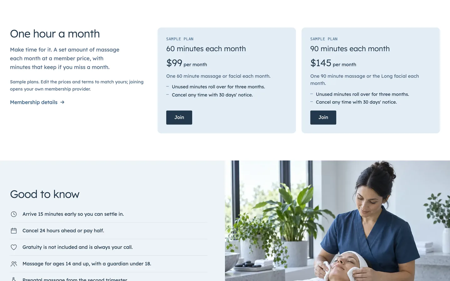 Lull: One hour a month