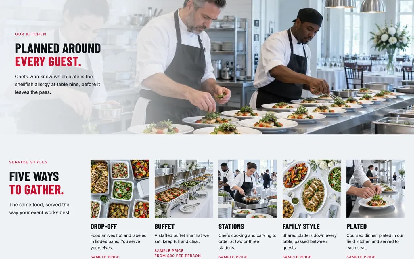 Mise: Planned around every guest