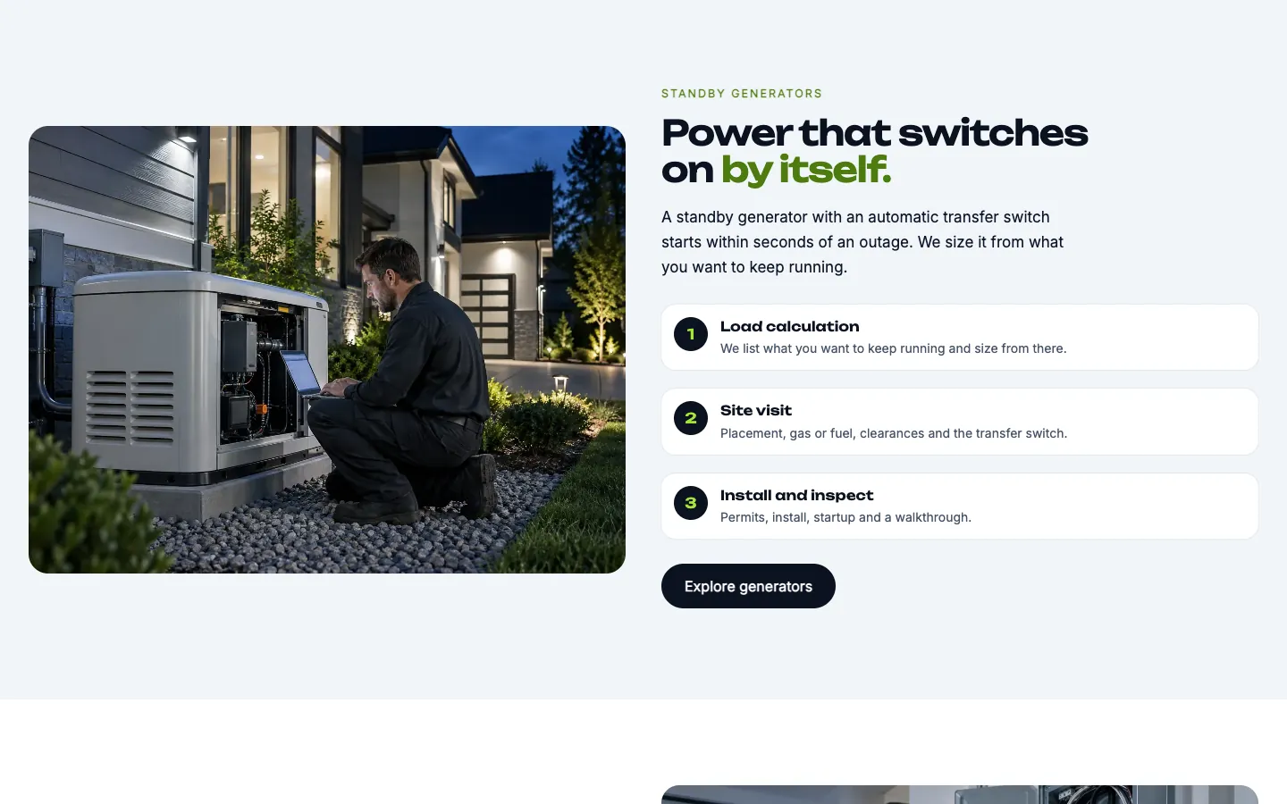 Nightline: Standby generators