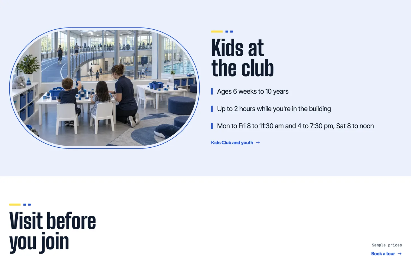 Oval: Kids at the club