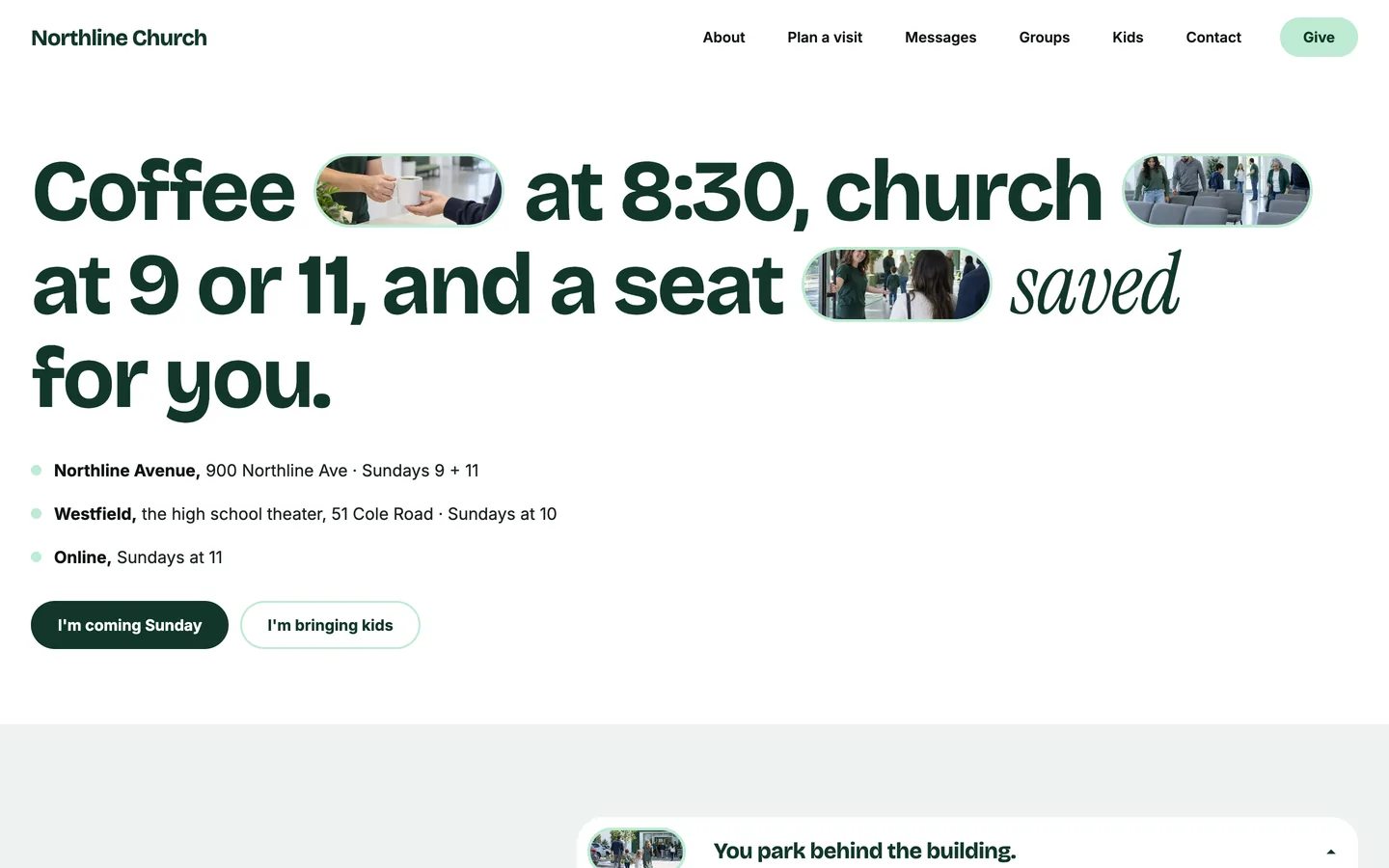 Phrase website template homepage