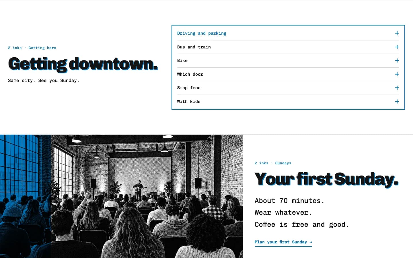 Riso: Getting downtown