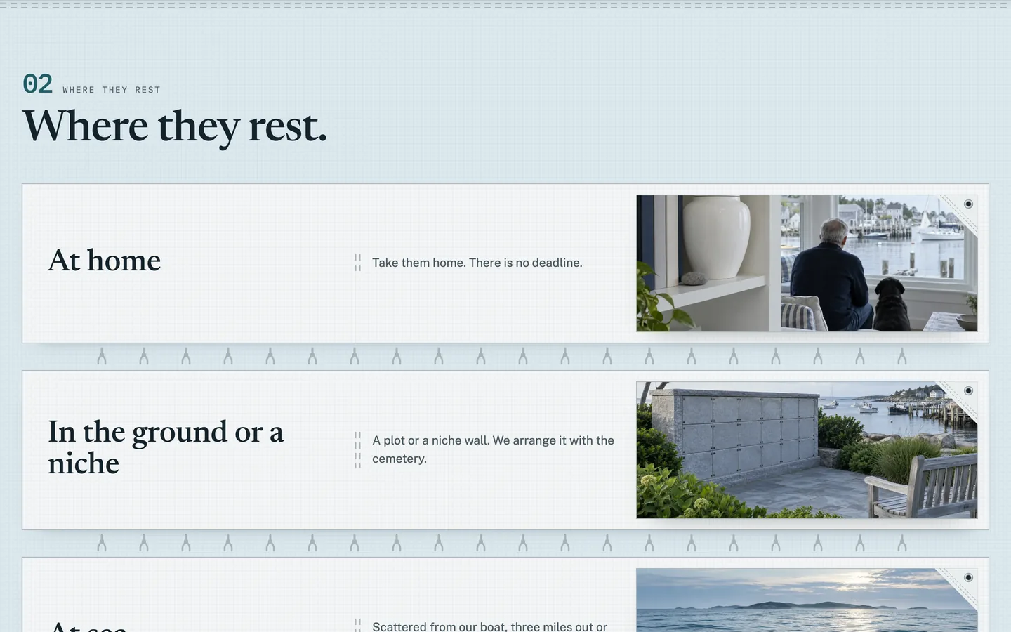 Sailcloth: Where they rest
