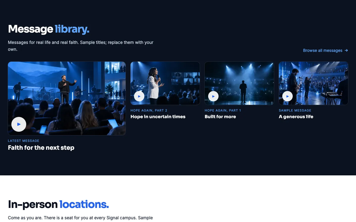 Signal: Message library