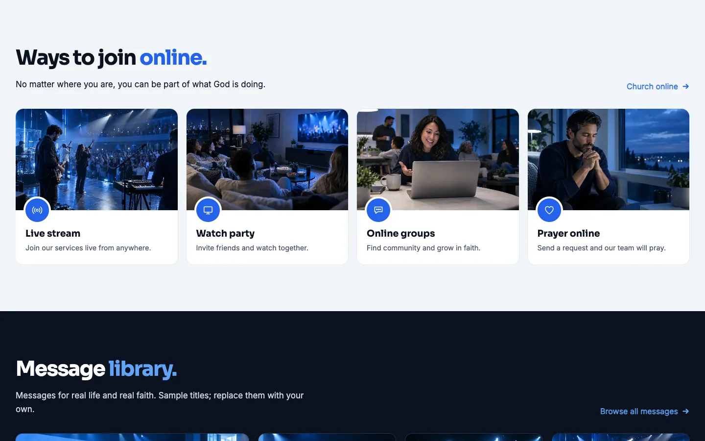 Signal: Ways to join online