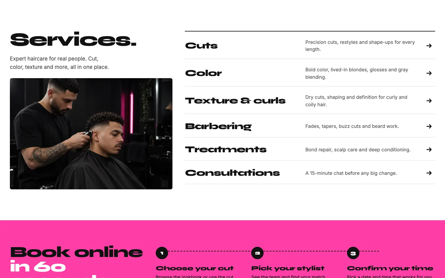 Strand: Services / big index