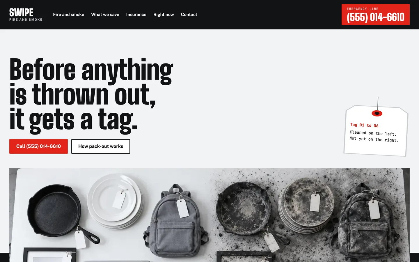 Swipe: Home / before anything is thrown out