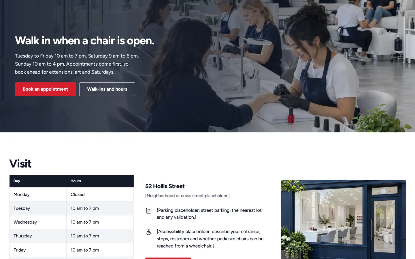 Topcoat: Walk-ins and visit