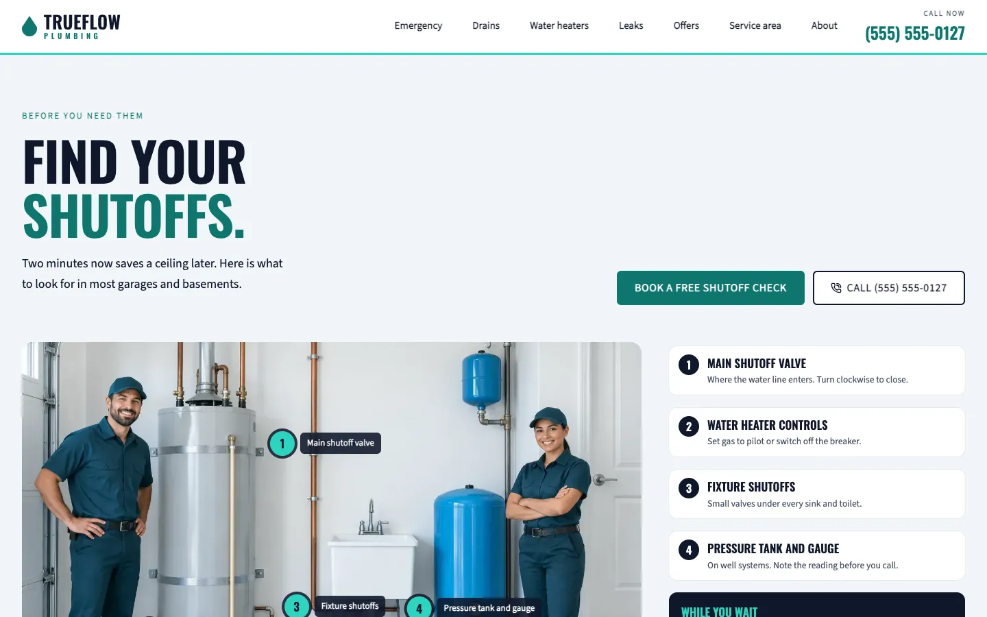 Trueflow: Home / find your shutoffs