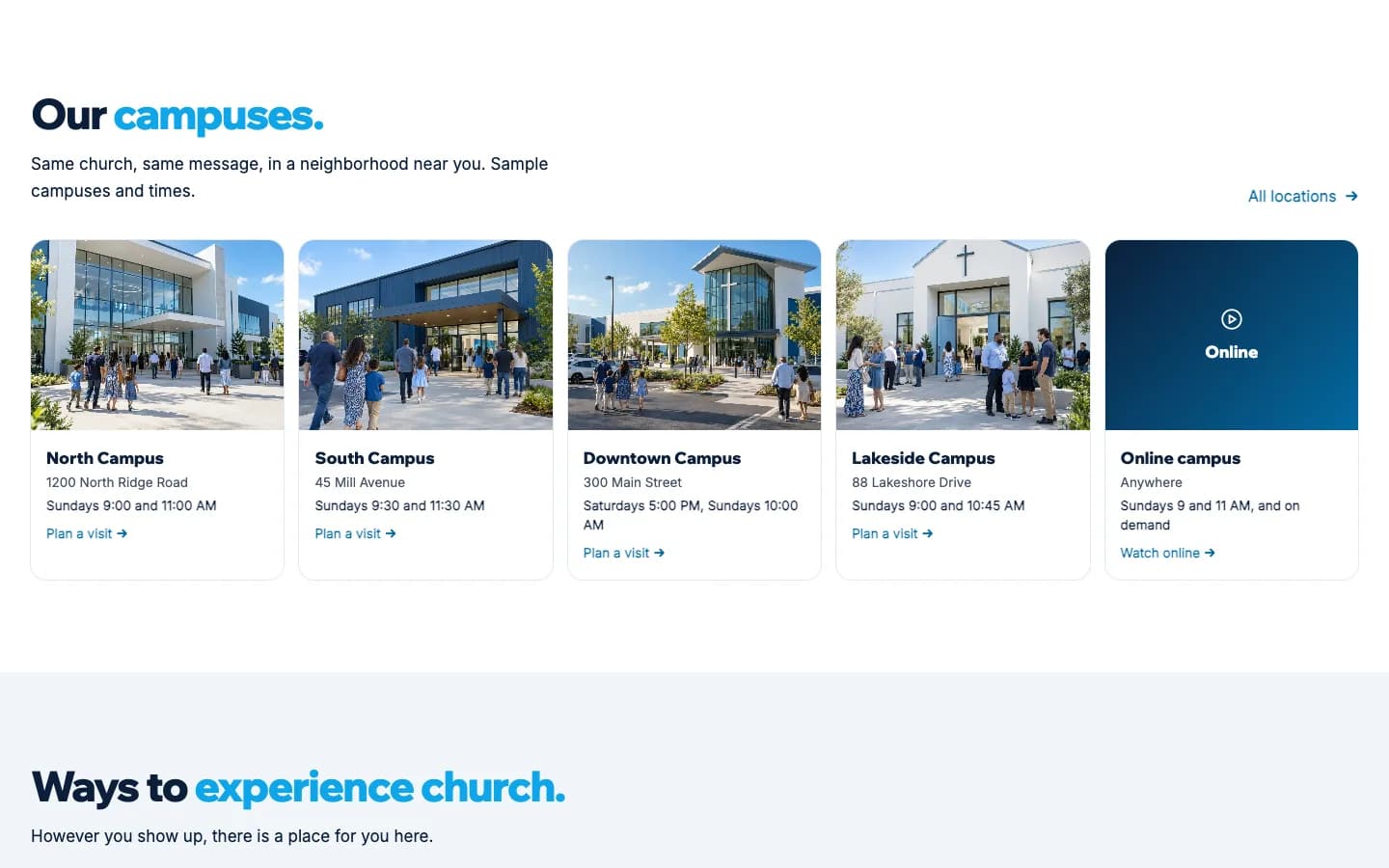 Waypoint: Campus cards