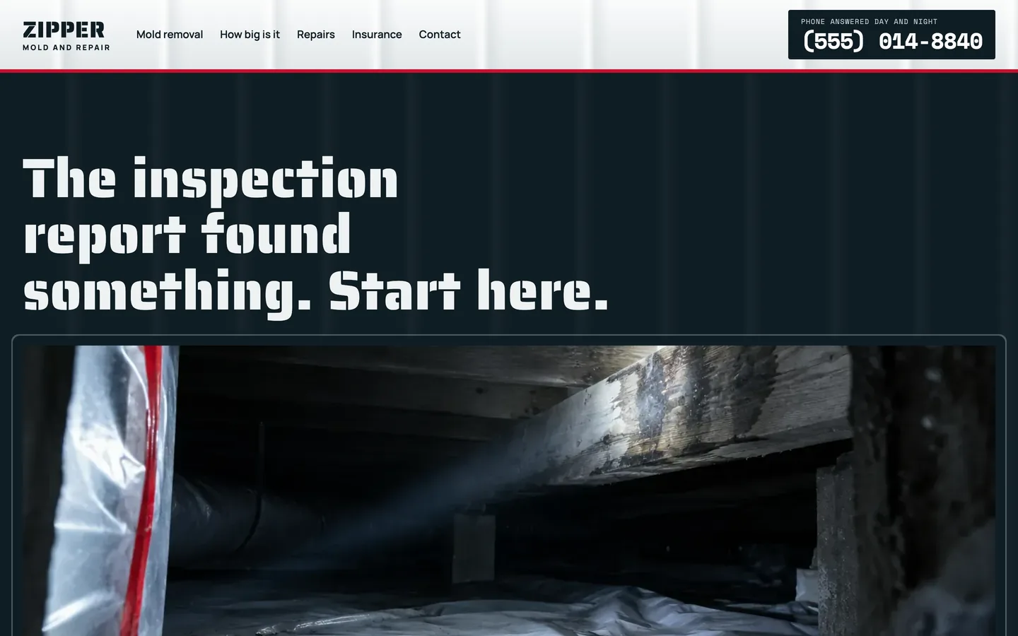 Zipper: Home / the inspection report found something