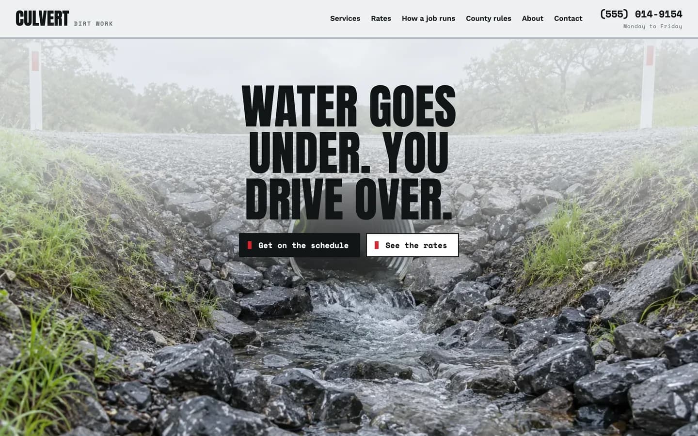 Culvert website template