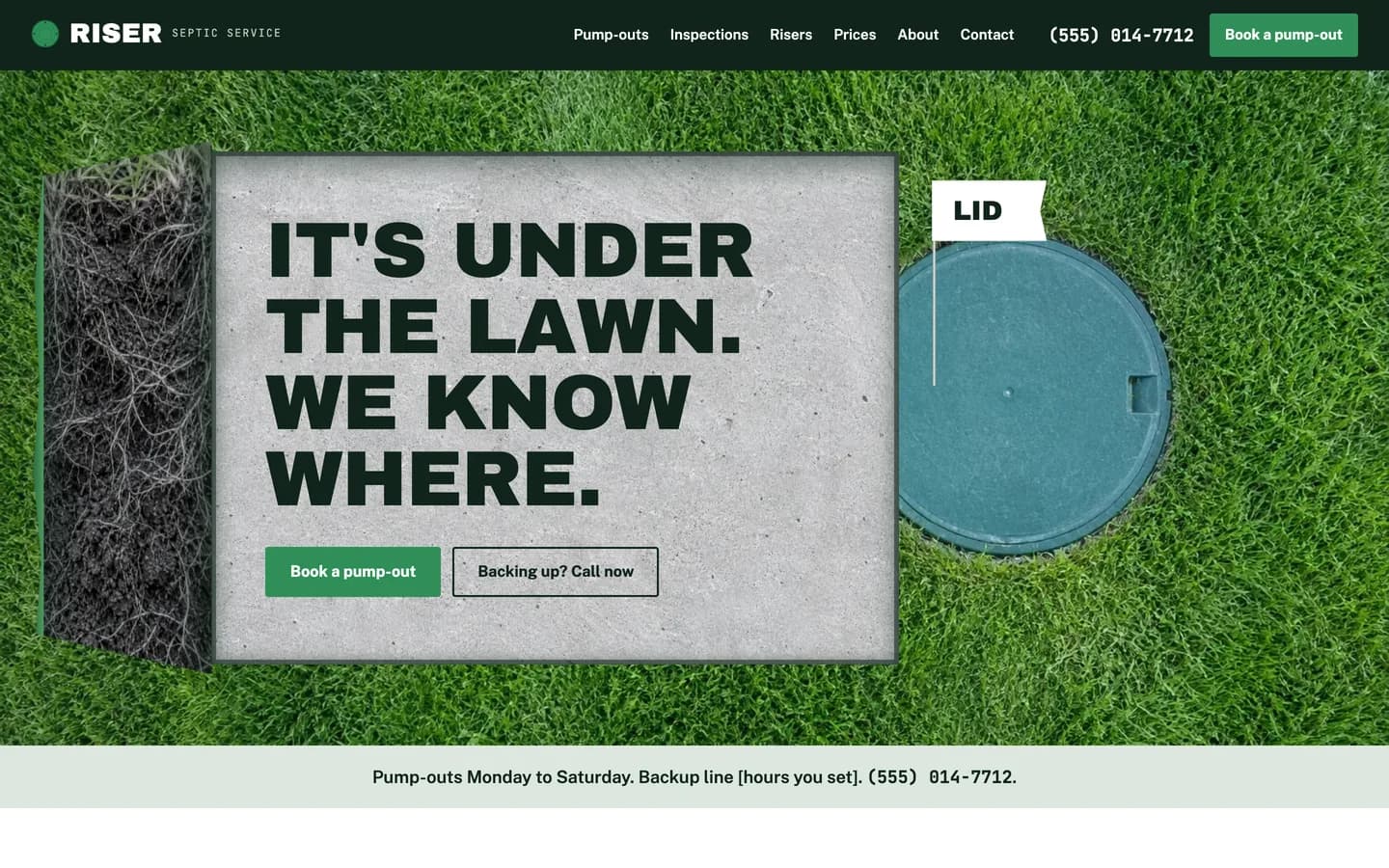 Riser website template